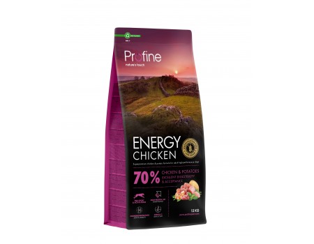 Сухий корм Profine Energy Chicken для активних собак всіх порід, з куркою та картоплею, 12 кг