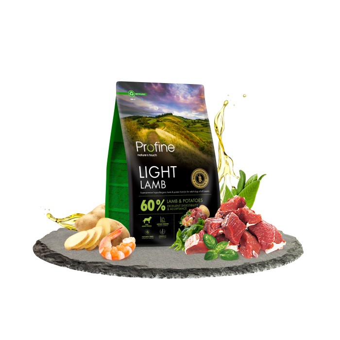 Сухий корм Profine Light Lamb для собак з надмірною вагою, з ягнятиною та картоплею, 3 кг