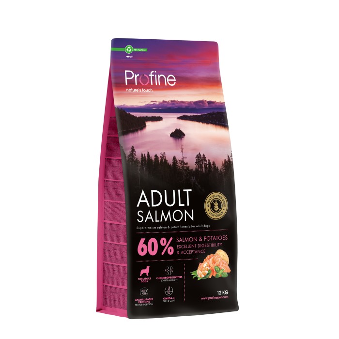 Сухий корм Profine Adult Salmon для дорослих собак усіх порід, з лососем та картоплею, 12 кг