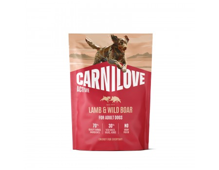 Корм сухий Carnilove Active Lamb & Wild Boar для собак ягня і дикий кабан 1,5 кг