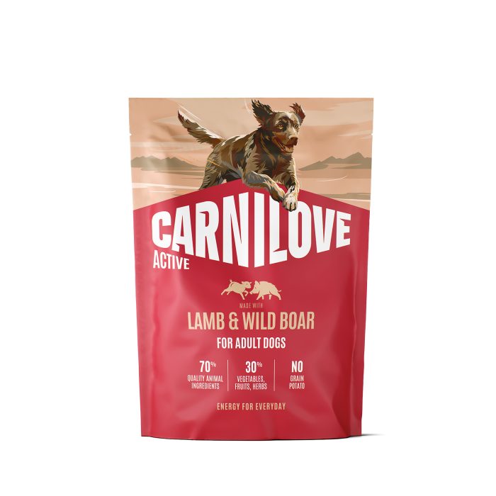 Корм сухий Carnilove Active Lamb & Wild Boar для собак ягня і дикий кабан 1,5 кг