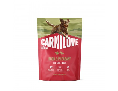 Корм сухий Carnilove Active Duck & Pheasant для cобак качка і фазан 1,5 кг