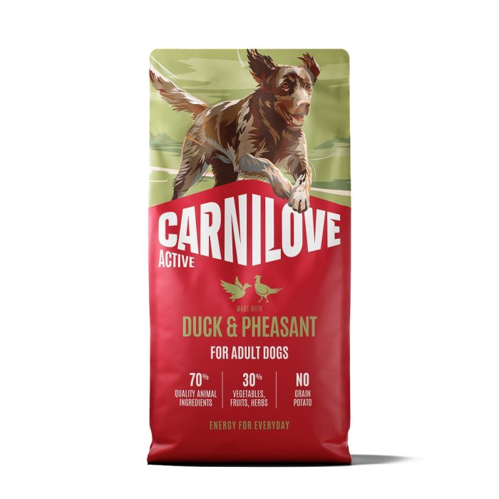 Корм сухий Carnilove Active Duck & Pheasant для собак качка і фазан 12 кг