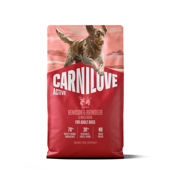 Корм сухий Carnilove Active Venison & Reindeer & Wild Boar Active Adults для активних собак оленина і дикий кабан 4 кг