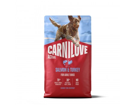 Корм сухий Carnilove Active Salmon & Turkey для cобак лосось та індичка 4 кг