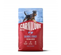 Корм сухий Carnilove Active Salmon & Turkey Small Breed для cобак мали..