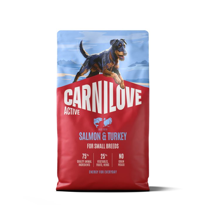 Корм сухий Carnilove Active Salmon & Turkey Small Breed для собак малих порід лосось та індичка 4 кг