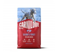 Корм сухий Carnilove Active Salmon & Turkey Large Breed для cобак вели..