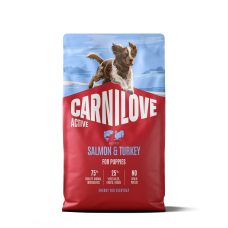 Корм сухой Carnilove Active Salmon & Turkey Puppy для щенков лосось и индейка 4 кг