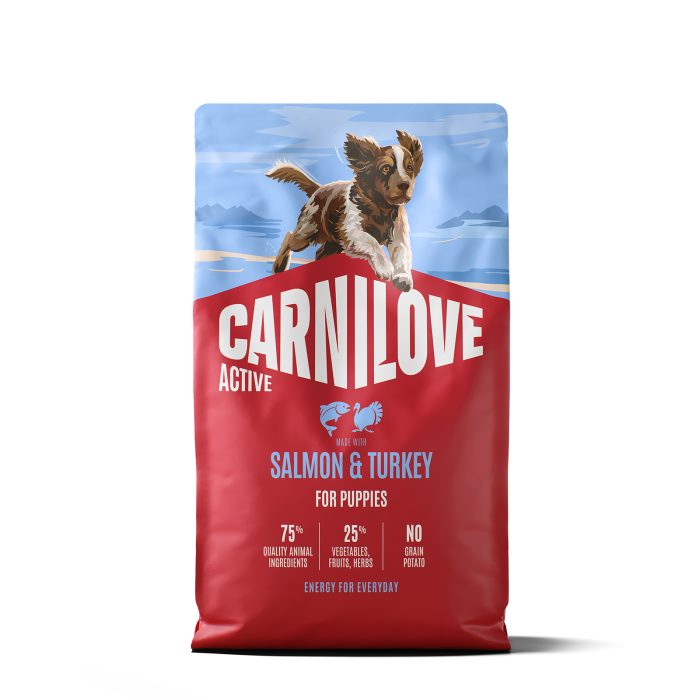 Корм сухий Carnilove Active Salmon & Turkey Puppy для цуценят лосось та індичка 4 кг