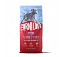 Корм сухой Carnilove Active Salmon & Turkey Junior Large Breed для мол..