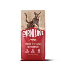 Корм сухий Carnilove Active Lamb & Wild Boar Sterilised для стерилізованих котів ягня і дикий кабан 6 кг