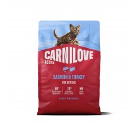 Корм сухой Carnilove Active Salmon & Turkey Kitten для котят лосось и ..