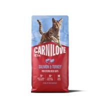 Корм сухой Carnilove Active Salmon & Turkey Sterilised для стерилизованных кошек лосось и индейка 6 кг