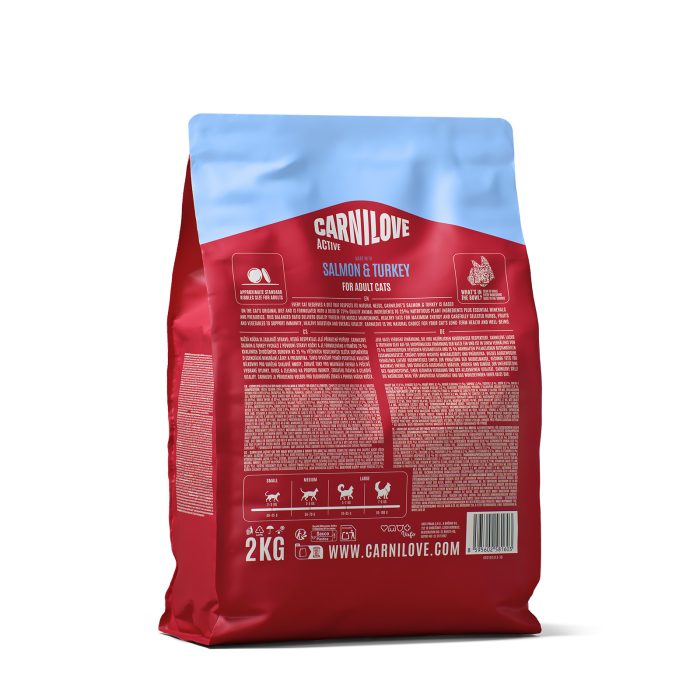 Корм сухий Carnilove Active Salmon & Turkey для котів лосось та індичка 2 кг