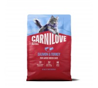 Корм сухий Carnilove Active Salmon & Turkey Large Breed для котів вели..