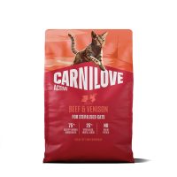 Корм сухой Carnilove Active Beef & Venison Sterilised для стерилизованных кошек говядина и оленина 2 кг