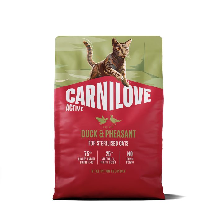 Корм сухий Carnilove Active Duck & Pheasant Sterilised для стерилізованих котів качка і фазан 2 кг