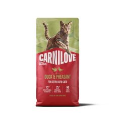 Корм сухий Carnilove Active Duck & Pheasant Sterilised для стерилізованих котів, качка і фазан, 6 кг