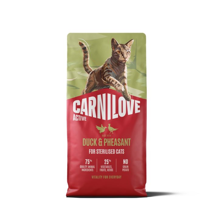 Корм сухий Carnilove Active Duck & Pheasant Sterilised для стерилізованих котів качка і фазан 6 кг