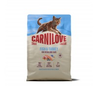 Сухий корм Carnilove True Fresh Fish & Turkey Sterilised для стерилізо..