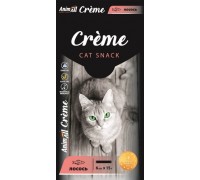 Ласощі для котів AnimAll Сrème, зі смаком лосося, 15 г х 6 шт..