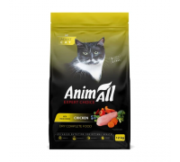 Полнорационный сухой корм Animall, для кошек, со свежей курицей, 12 кг..