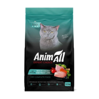 Повнораціонний сухий корм Animall, для стерилізованих кішок з куркою та свіжою ягнятиною, 12 кг