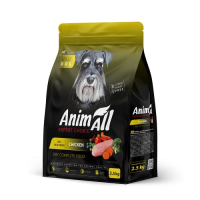 Полнорационный сухой корм Animall, для собак со свежей курицей, 2.5 кг