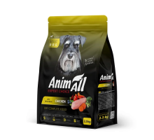 Полнорационный сухой корм Animall, для собак со свежей курицей, 2.5 кг..