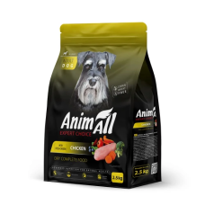 Полнорационный сухой корм Animall, для собак со свежей курицей, 2.5 кг