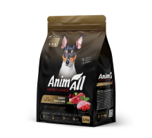 Полнорационный сухой корм Animall, для собак малых пород со свежей инд..