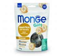 Лакомство Monge Gift Dog Training утка с бананом 150 г..