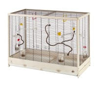 Деревянная клетка для птиц Ferplast GIULIETTA 8 NERA GABBIA, 113,5 x 5..