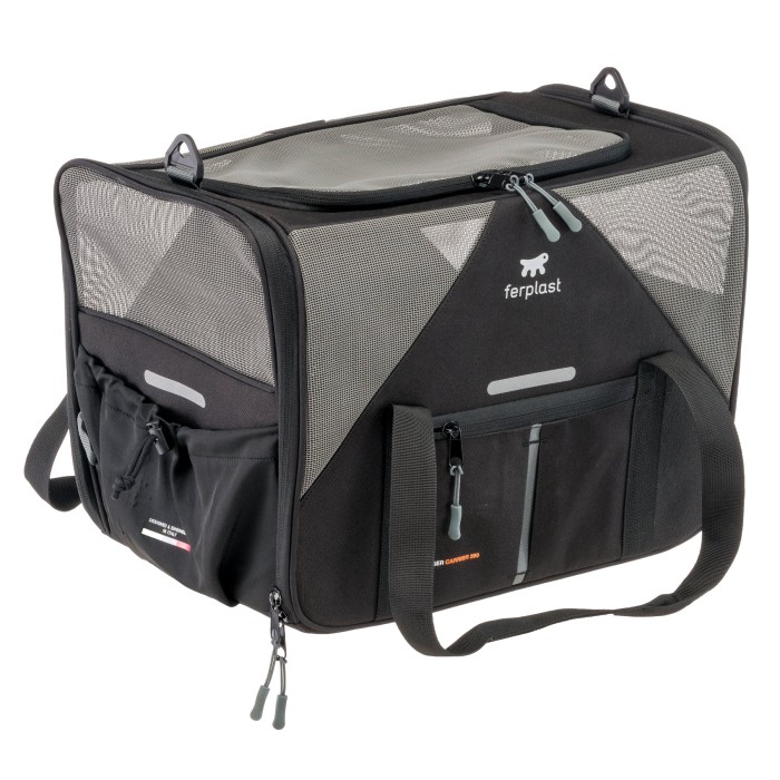Сумка-переноска Ferplast VOYAGER CARRIER 350, черная, 45 x 30 x h 33 см