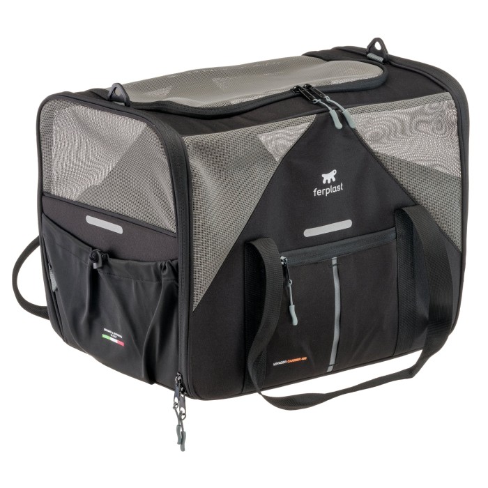 Сумка-переноска Ferplast VOYAGER CARRIER 450, чорна, 50 x 33 x h 37 см