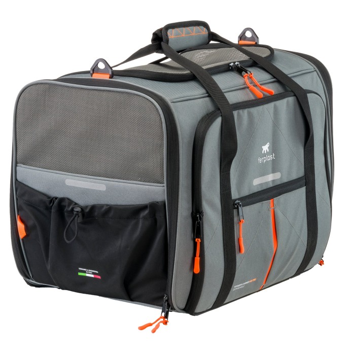 Сумка-переноска Ferplast VOYAGER CARRIER 450PRO, серая, 50 x 39 x 39 см