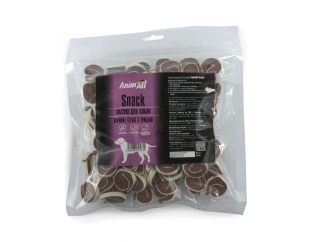 Лакомство AnimAll Snack утиные суши с рыбой для собак 500 г, 99609
