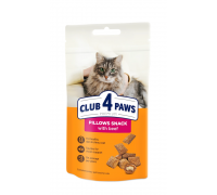 Подушечки Club 4 Paws (Клуб 4 лапи) Premium, зі смаком яловичини, 60 г..
