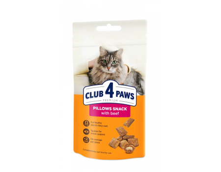 Подушечки Club 4 Paws (Клуб 4 лапи) Premium, зі смаком яловичини, 60 г