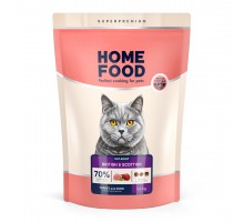 Сухой корм HOME FOOD ADULT For British and Scottish, для взрослых коше..