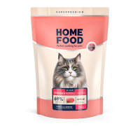 Сухий корм HOME FOOD ADULT Hairball control for sterilised, виведення ..