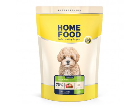 Home Food Корм PUPPY MINI Ягнятина та рис (1,6 кг)