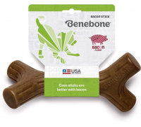 Іграшка міцна для жування Benebone Кленова гілка, зі смаком бекону - L..