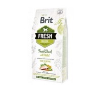 Корм сухий Brit Fresh Duck/Millet Active Run and Work для активних соб..