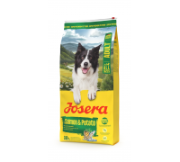 Сухой корм Josera Adult Salmon & Potato, для взрослых собак всех пород..