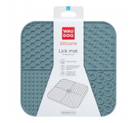 Коврик для слизывания WAUDOG Silicone, 190х190х10 мм, серый..