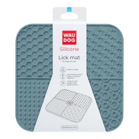 Коврик для слизывания WAUDOG Silicone, 190х190х10 мм, серый