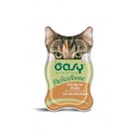OASY CAT Паштет з куркою для дорослих котів 0,085 кг..