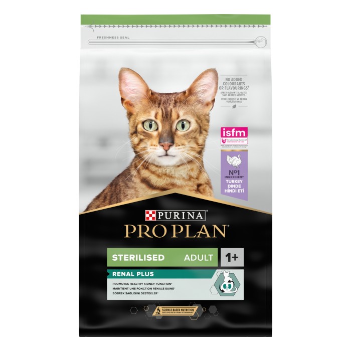 PRO PLAN Sterilised для стерилизованных кошек, с индейкой, 10 кг